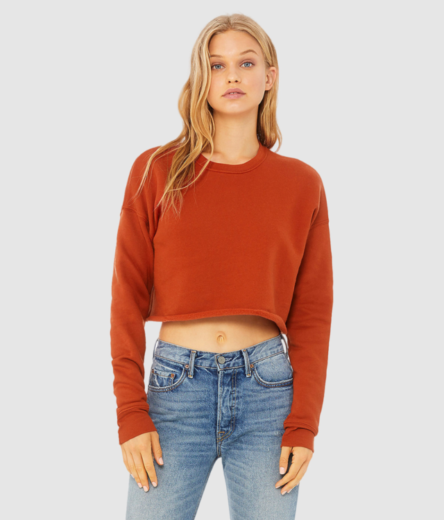 Bella Ladies Cropped Sweatshirt