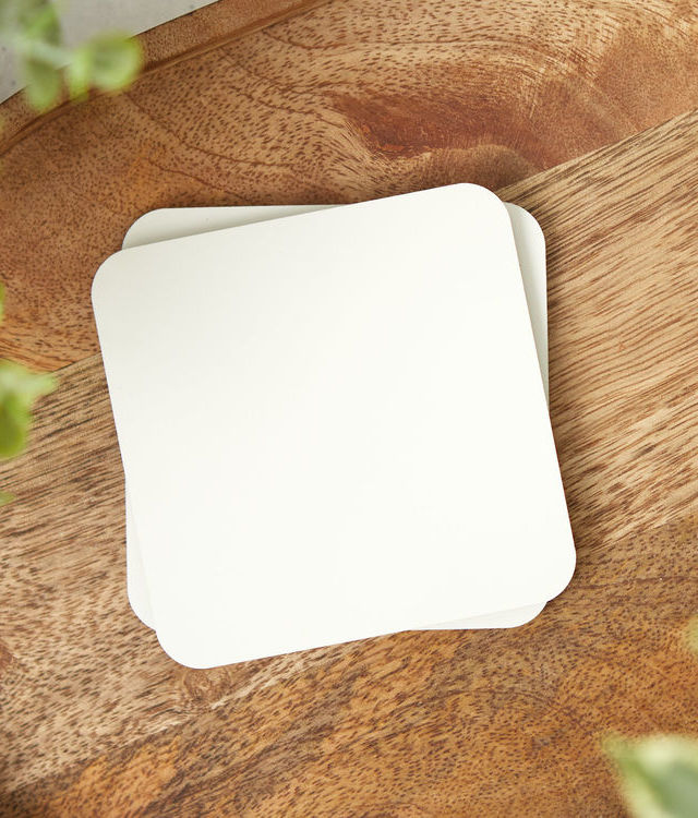 4 Pack Hardboard Coaster
