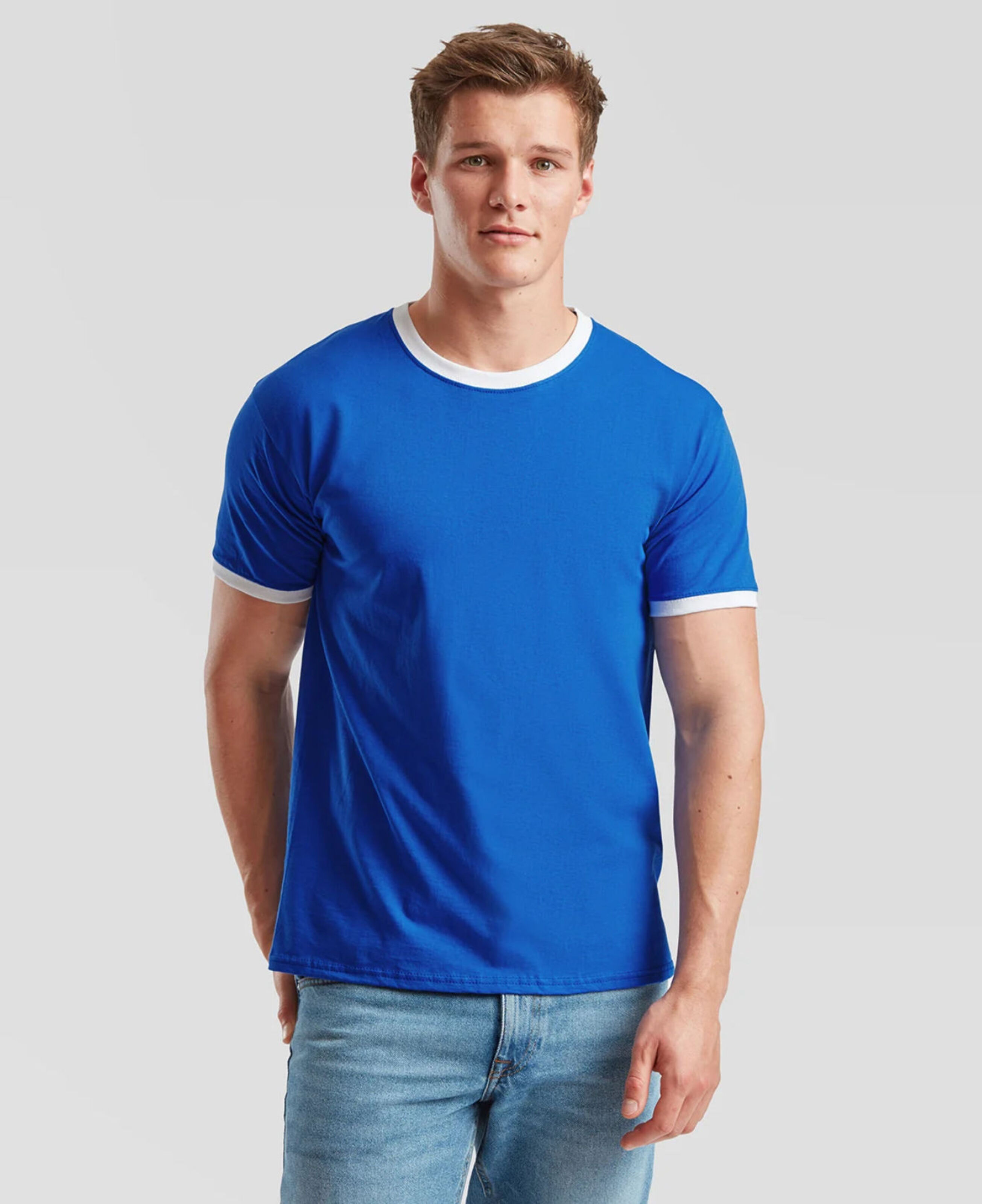 Fruit Of The Loom 0611680 Valueweight Ringer T‑Shirt