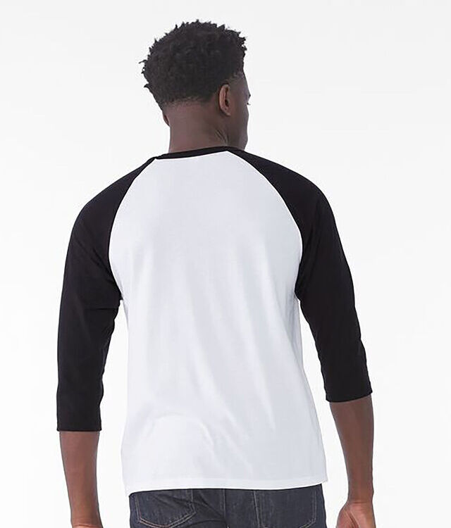 Bella+Canvas 3200 Unisex 3/4 Sleeve Baseball Tee