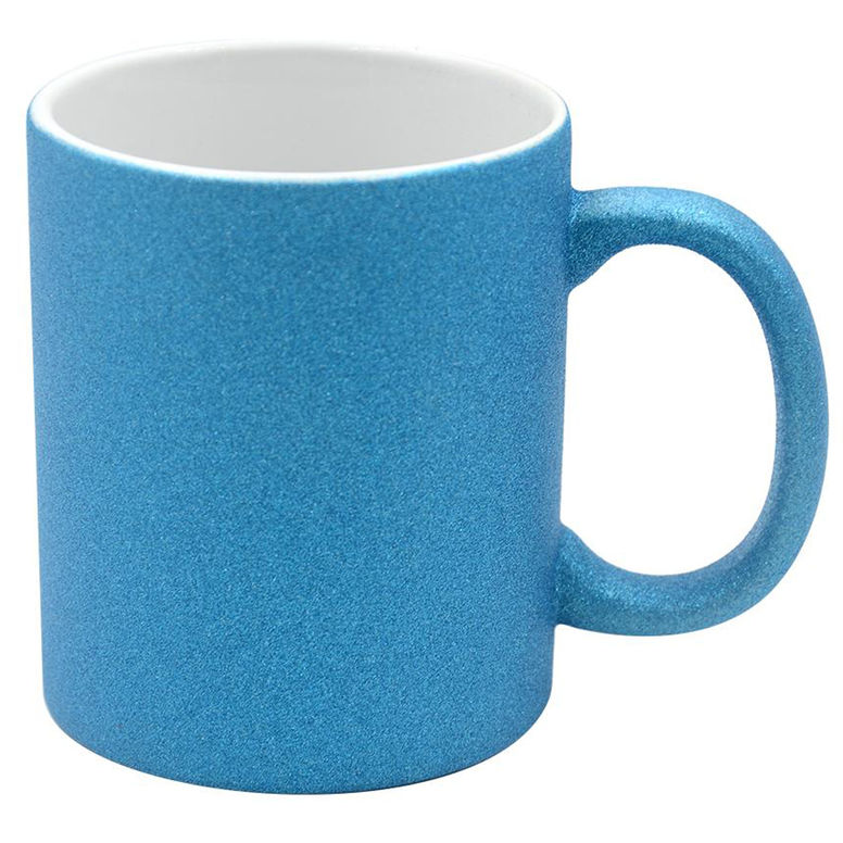 Blue Glitter Mug, Blue (Glitter)