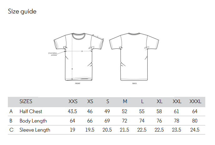 Stanley Stella Creator Size Guide