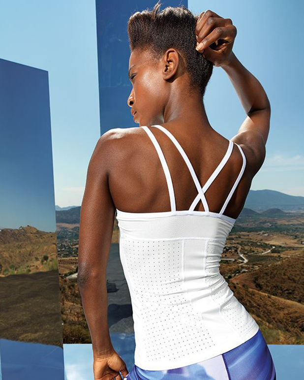 TR029 Women's TriDri® 'Laser Cut' Spaghetti Strap Vest